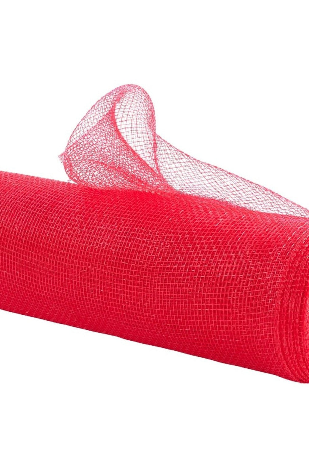 Shop For 10in Poly Deco Mesh: Red (10 Yards)