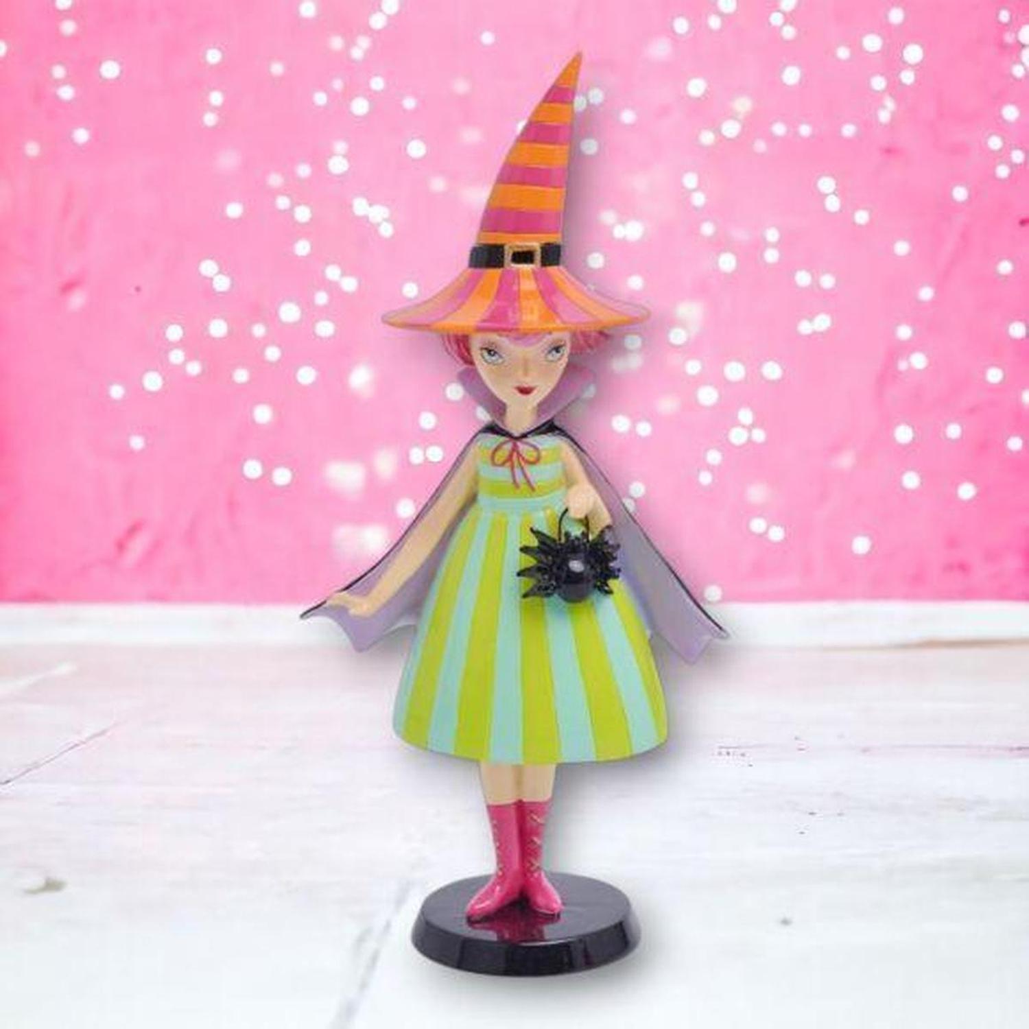 Shop For 10in Witch with Orange Hat Halloween Figurine