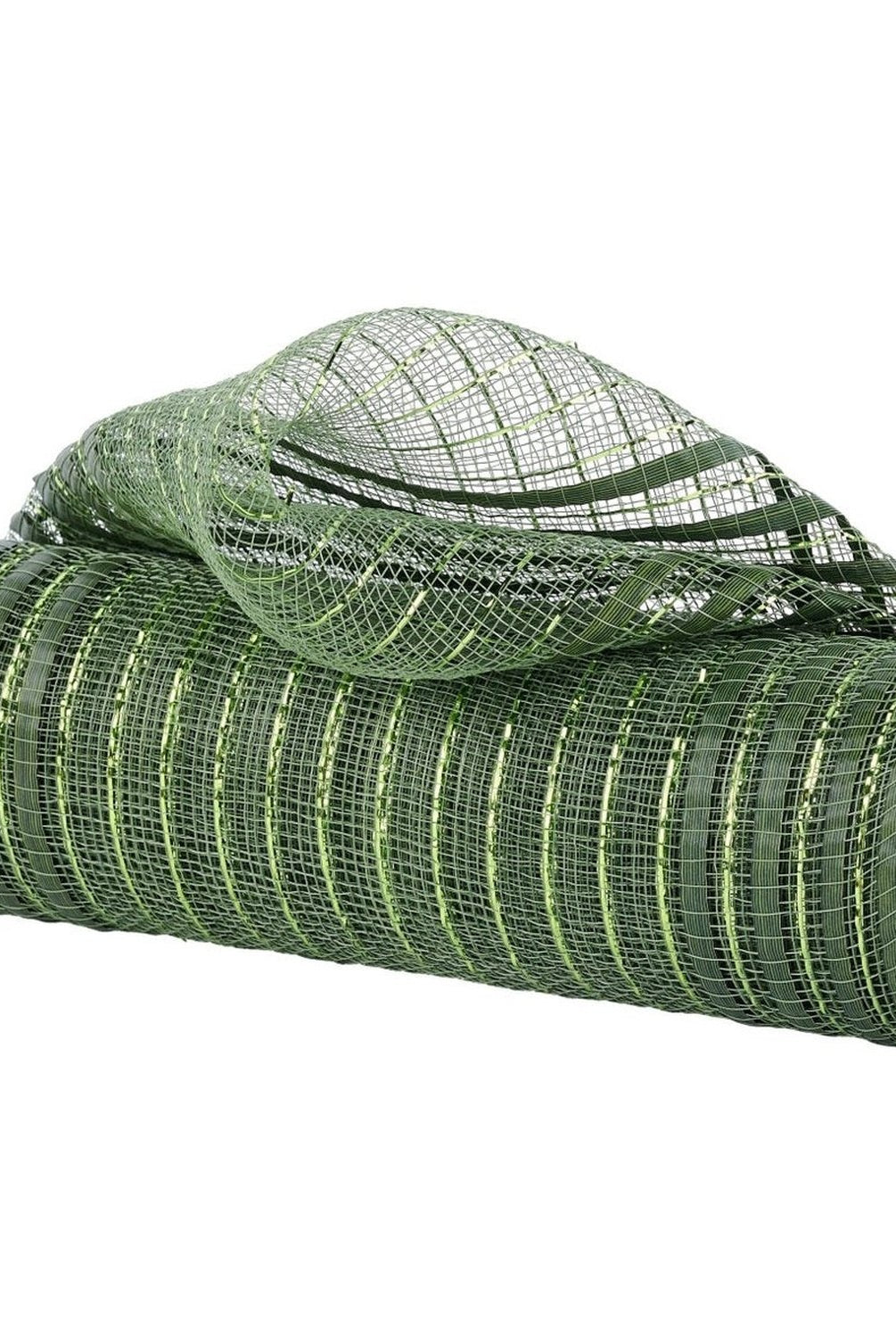 Shop For 10in XL Wide Film Border Mesh: Metallic Moss Green (10 Yards)