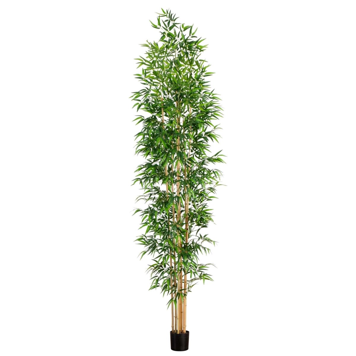 Shop For 11’ Artificial Bamboo Tree with Real Bamboo Trunks