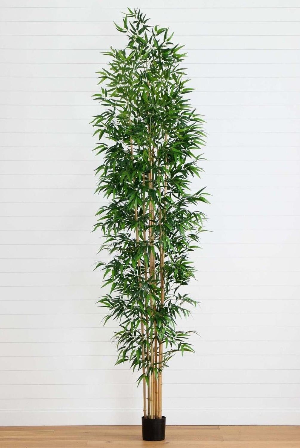 11’ Artificial Bamboo Tree with Real Bamboo Trunks