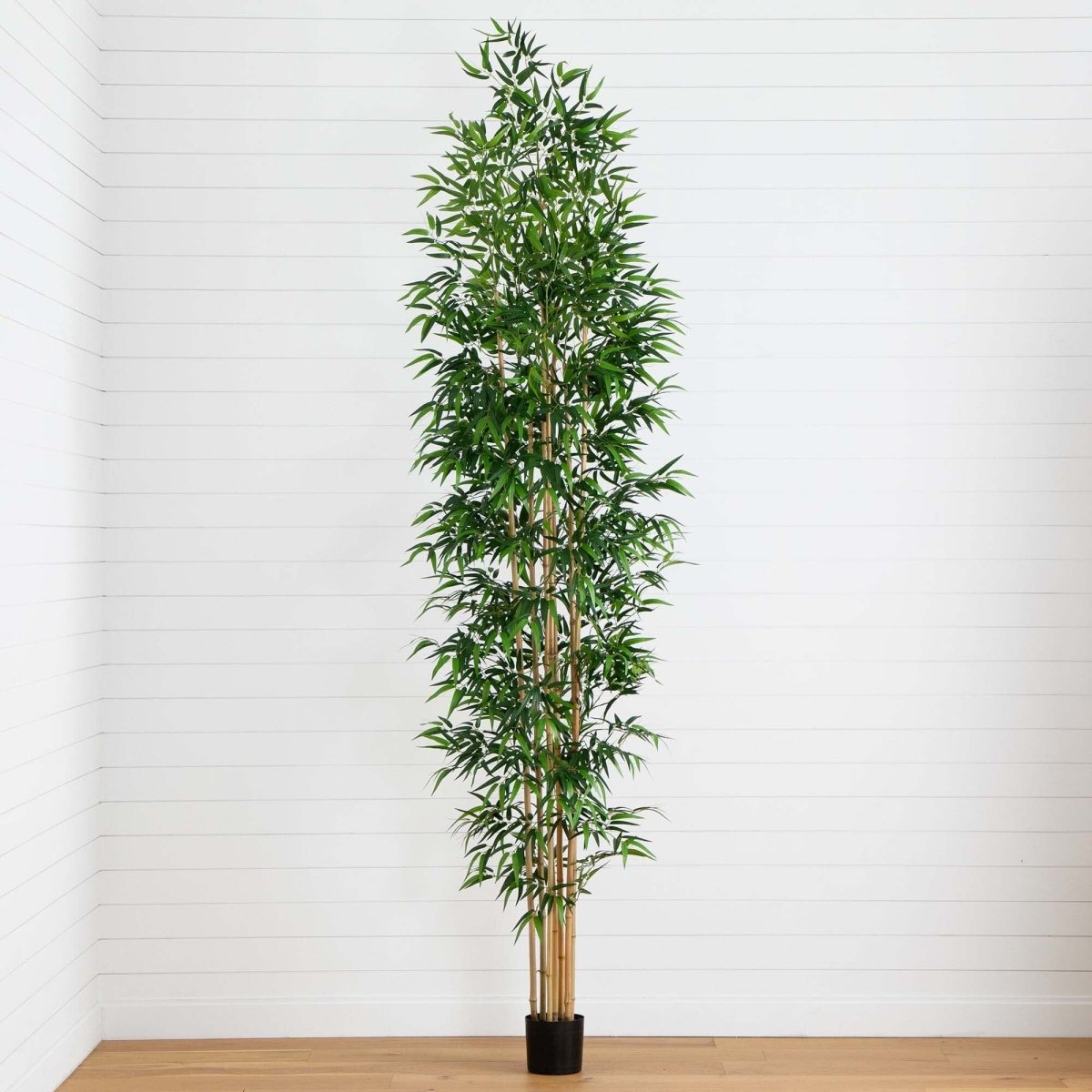 Shop For 11’ Artificial Bamboo Tree with Real Bamboo Trunks