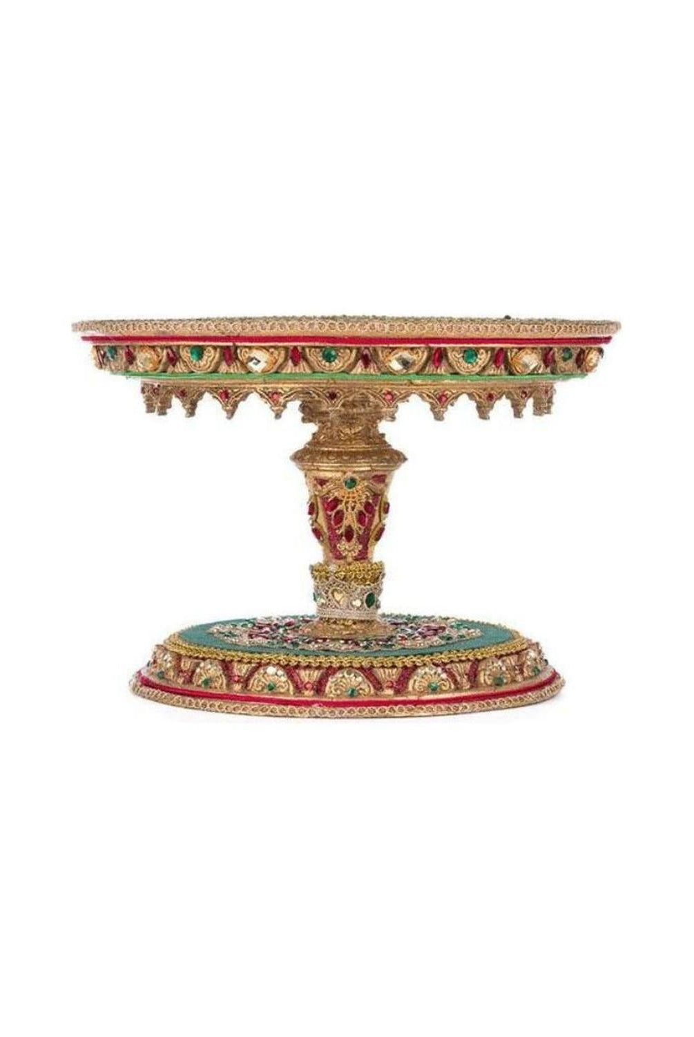 11" Christmas Castle Cake Plate