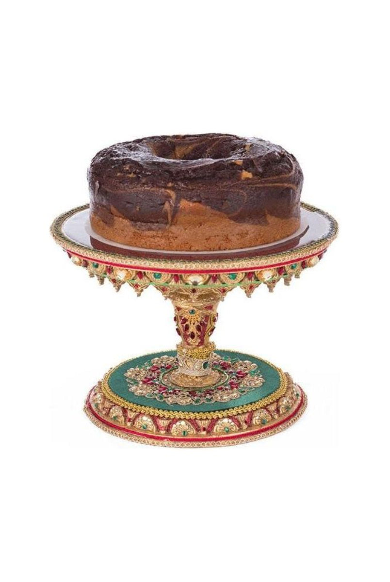 Shop For 11" Christmas Castle Cake Plate