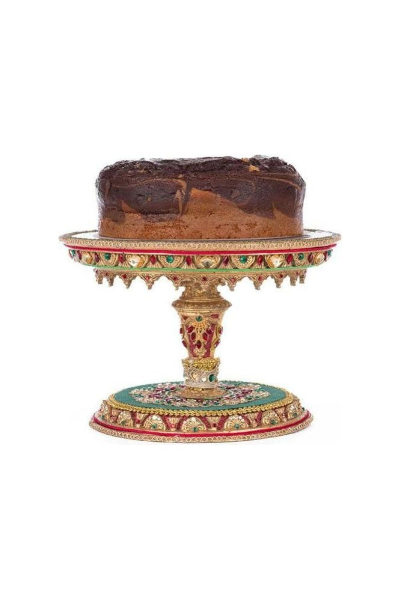 Shop For 11" Christmas Castle Cake Plate