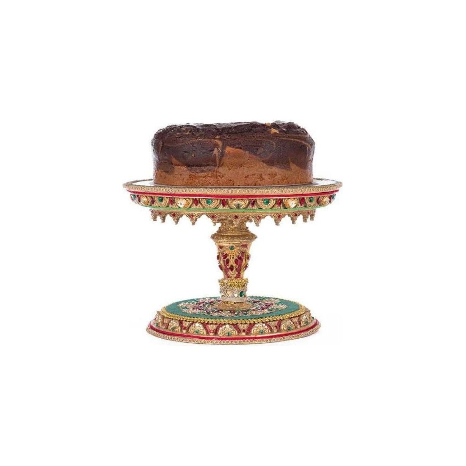 Shop For 11" Christmas Castle Cake Plate