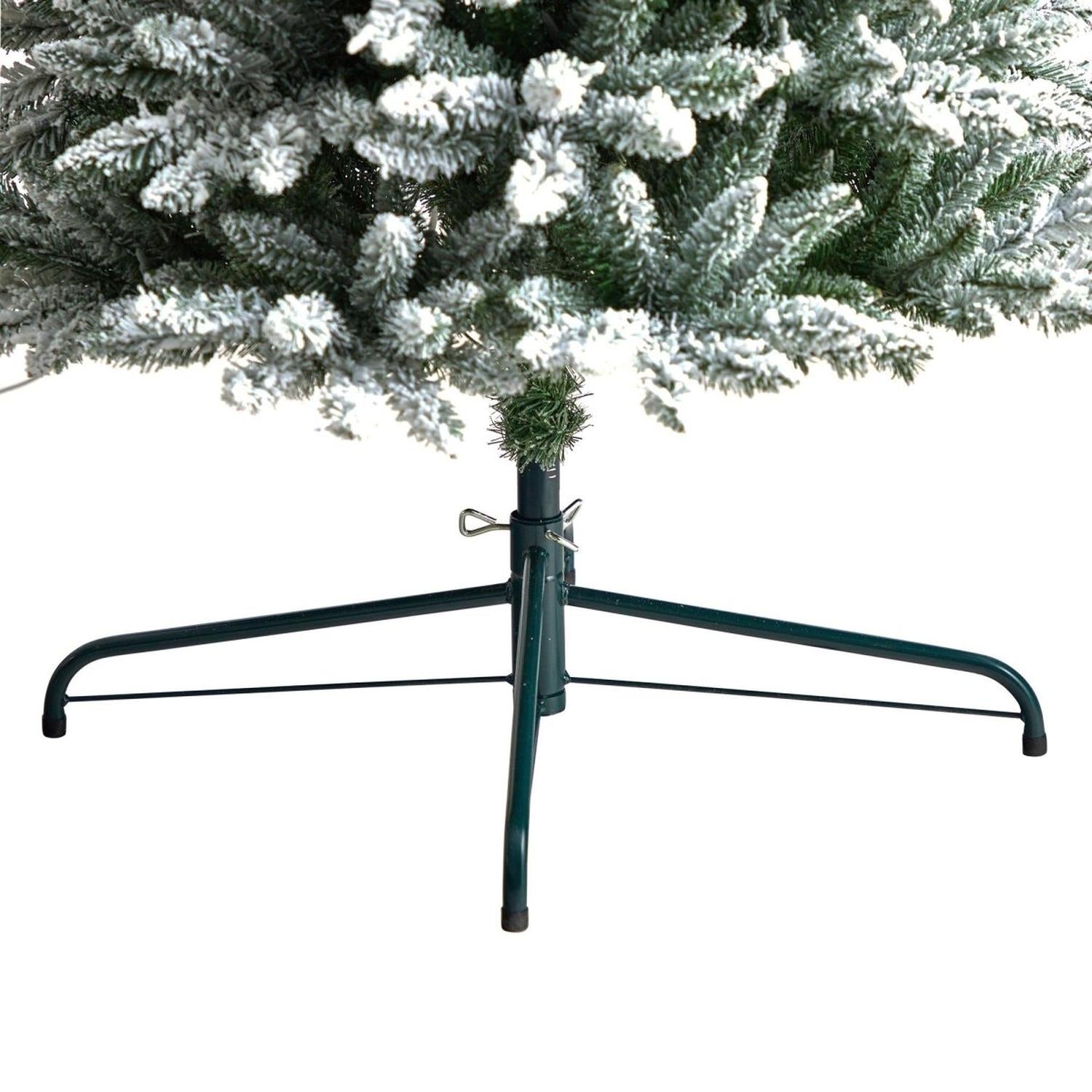 Shop For 11’ Flocked Pencil Artificial Christmas Tree