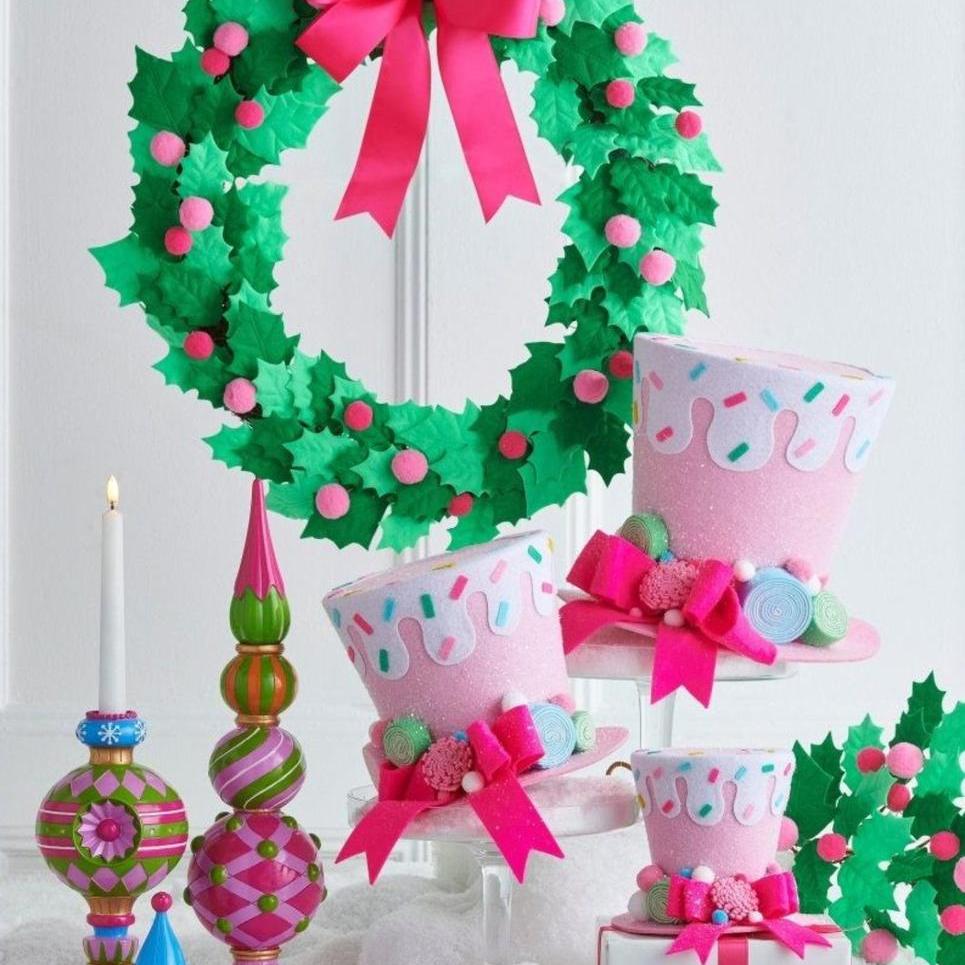 Shop For 11" Pink Sprinkles Top Hat