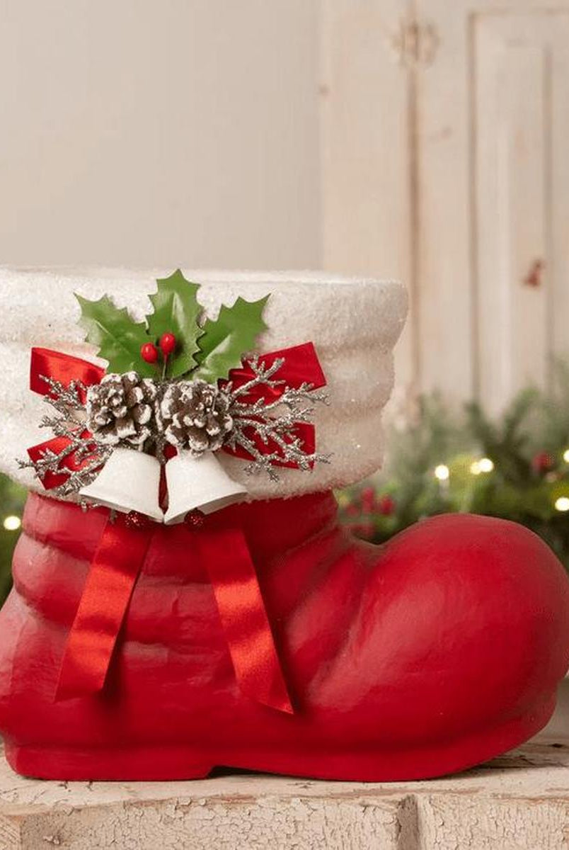 Shop For 11" Retro Red Santa Boot