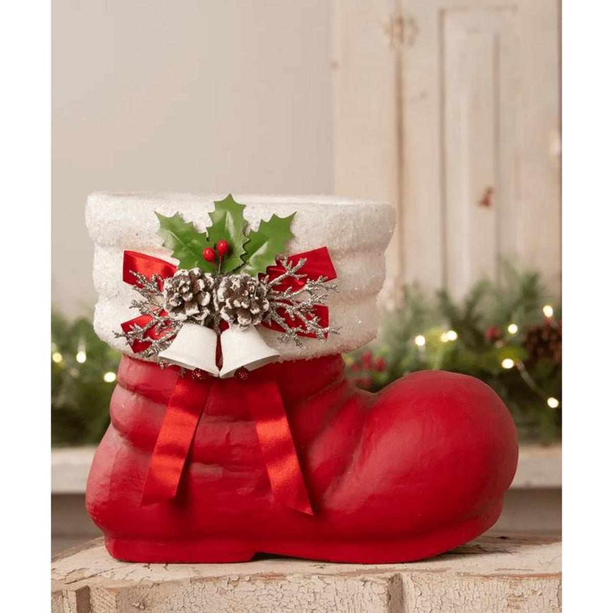 Shop For 11" Retro Red Santa Boot