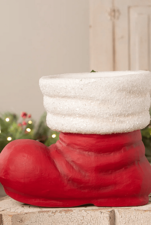 Shop For 11" Retro Red Santa Boot