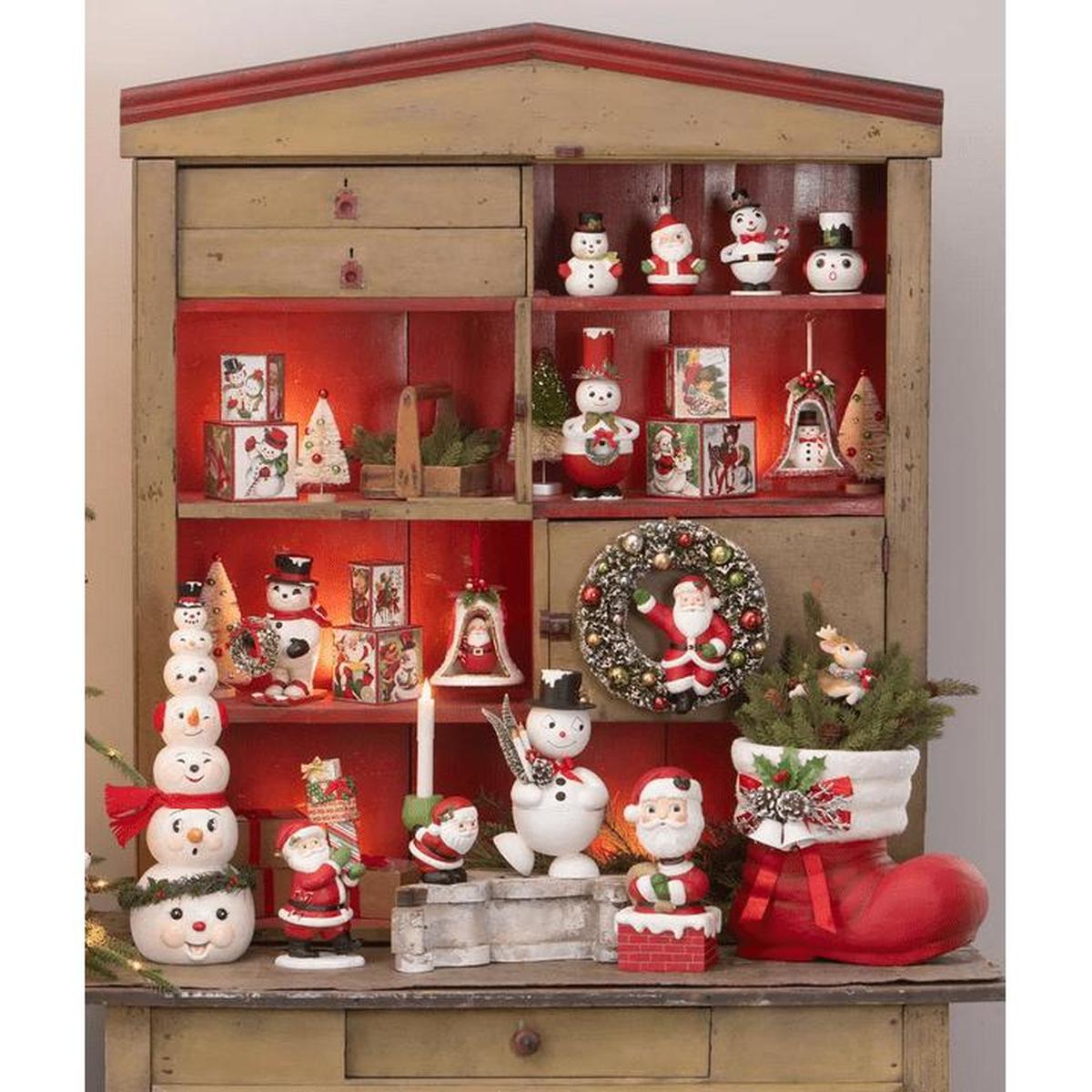 Shop For 11" Retro Red Santa Boot