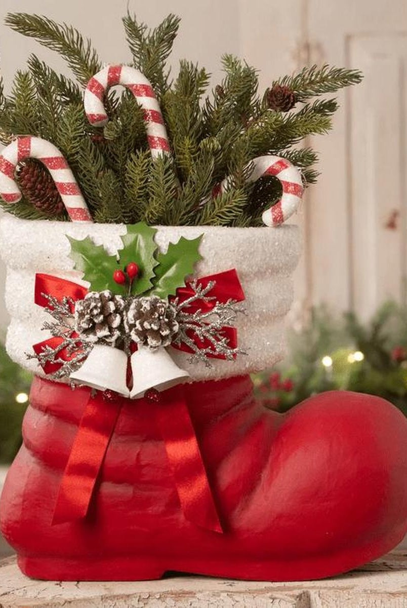 Shop For 11" Retro Red Santa Boot