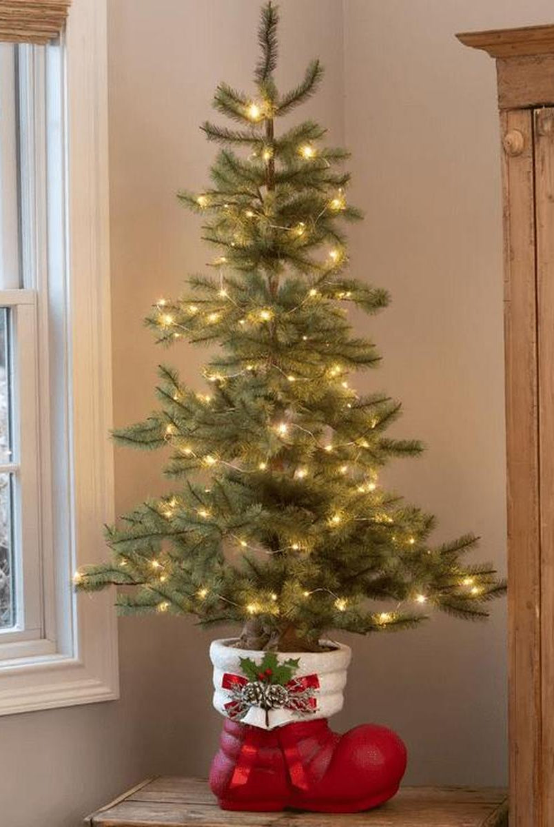 Shop For 11" Retro Red Santa Boot