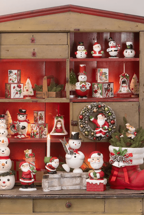 Shop For 11" Retro Red Santa Boot