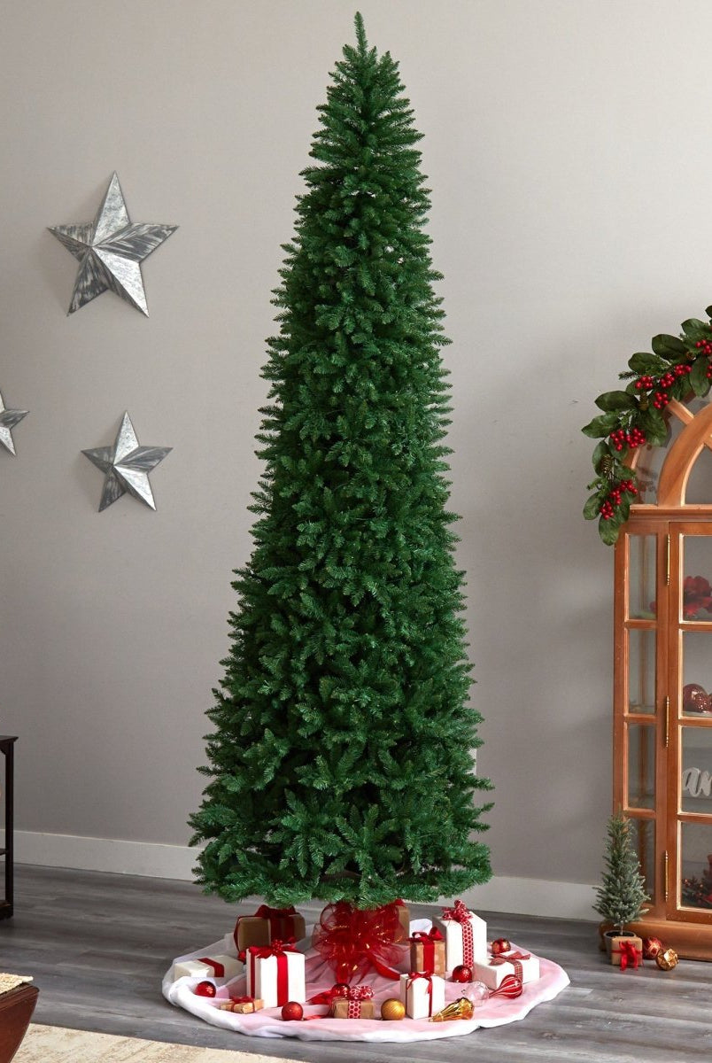Shop For 11’ Slim Green Mountain Pine Christmas Tree