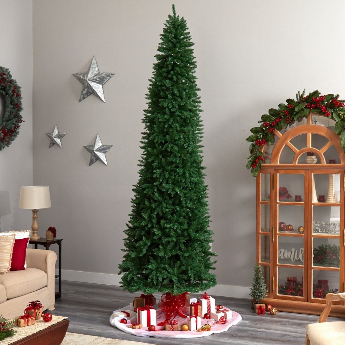 Shop For 11’ Slim Green Mountain Pine Christmas Tree
