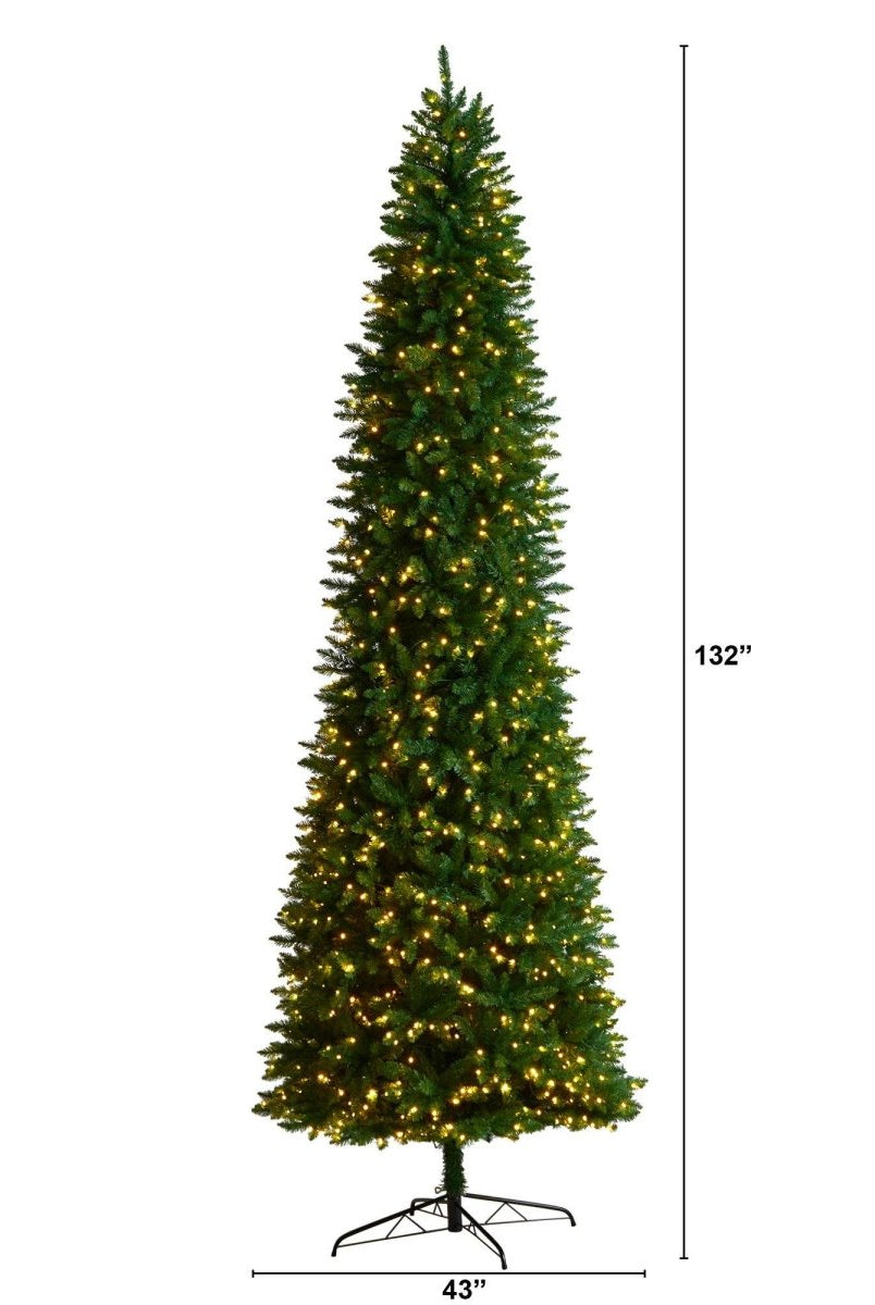 Shop For 11’ Slim Green Mountain Pine Christmas Tree
