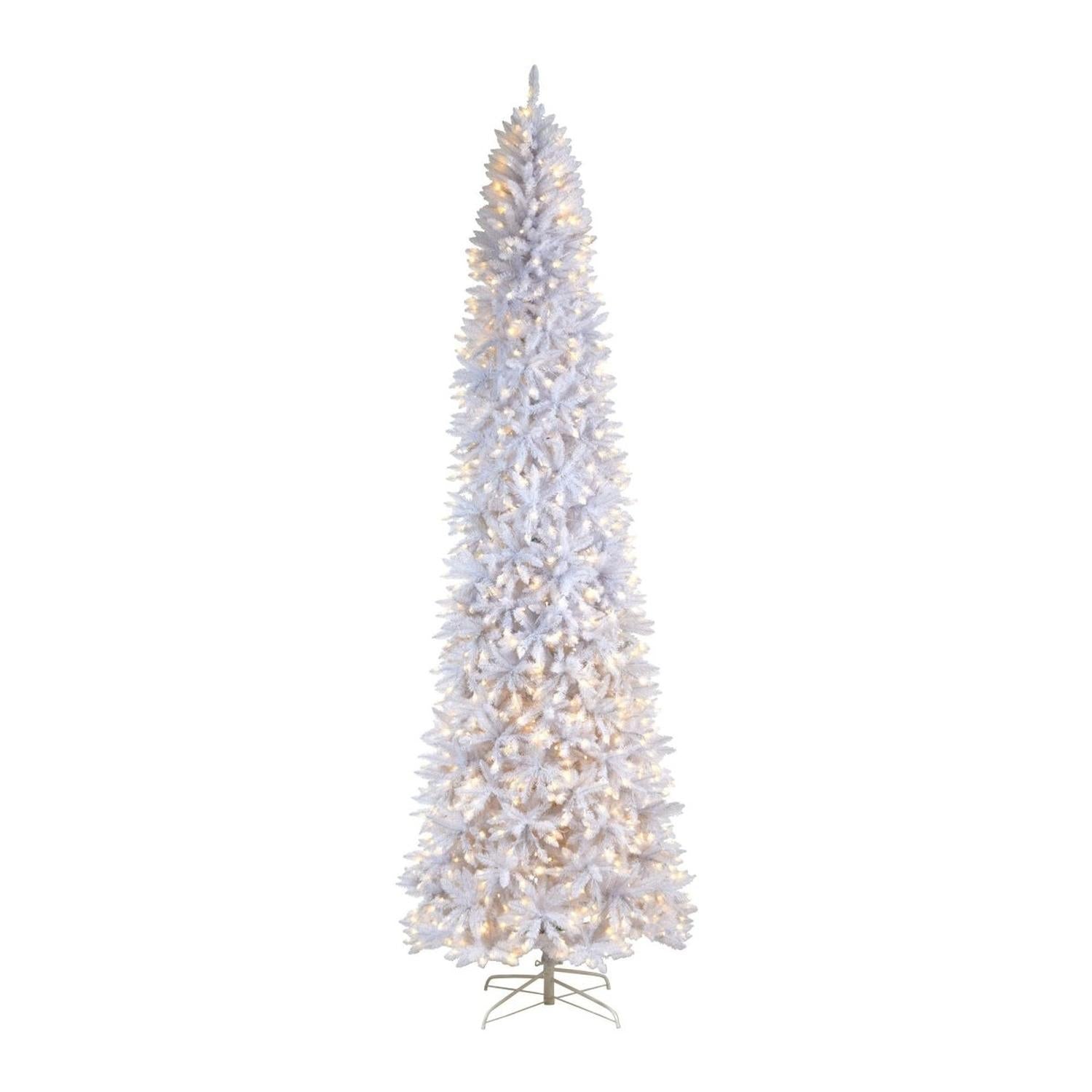 Shop For 11’ Slim White Artificial Christmas Tree