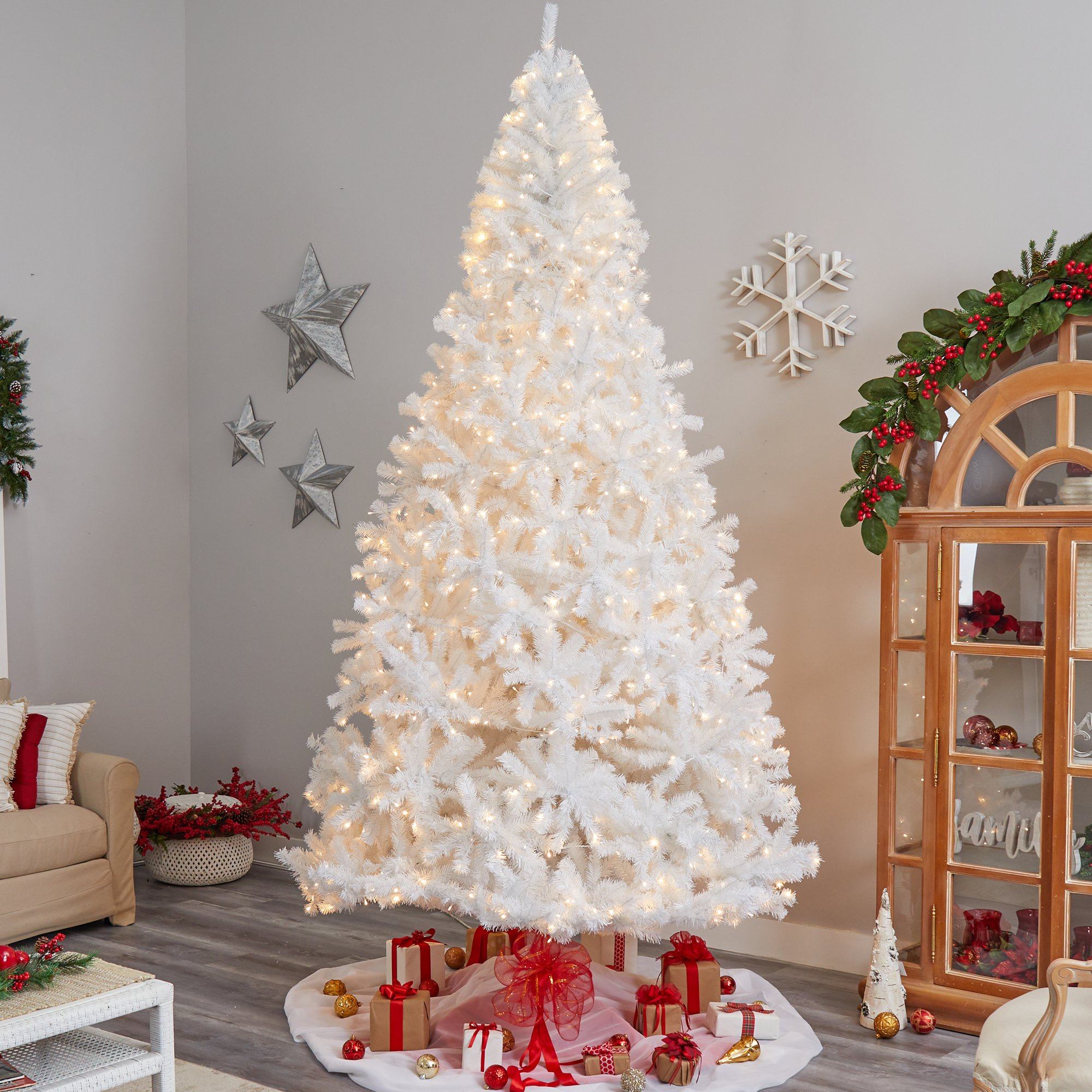 Shop For 11' White Artificial Christmas Tree