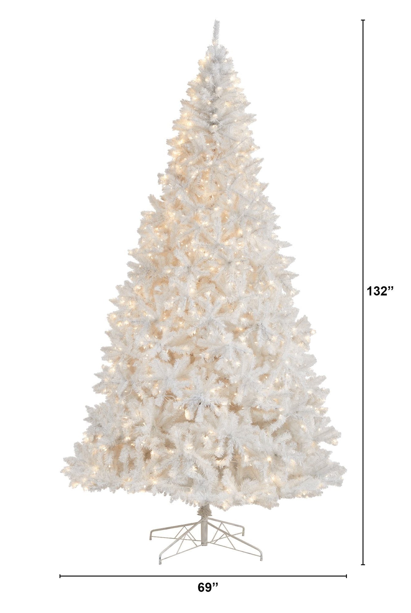 Shop For 11' White Artificial Christmas Tree