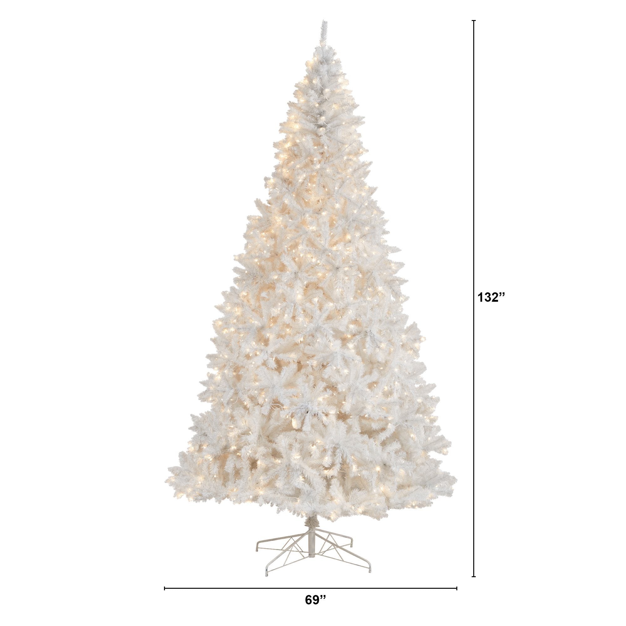 Shop For 11' White Artificial Christmas Tree