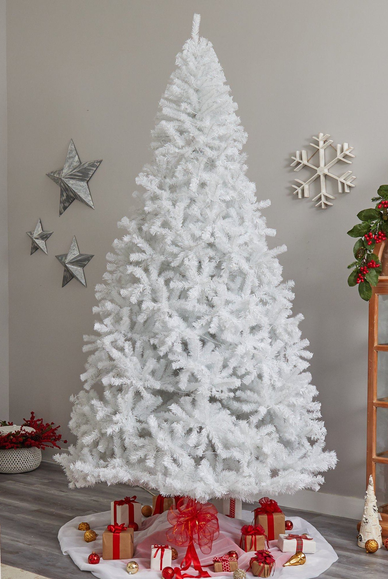 Shop For 11' White Artificial Christmas Tree