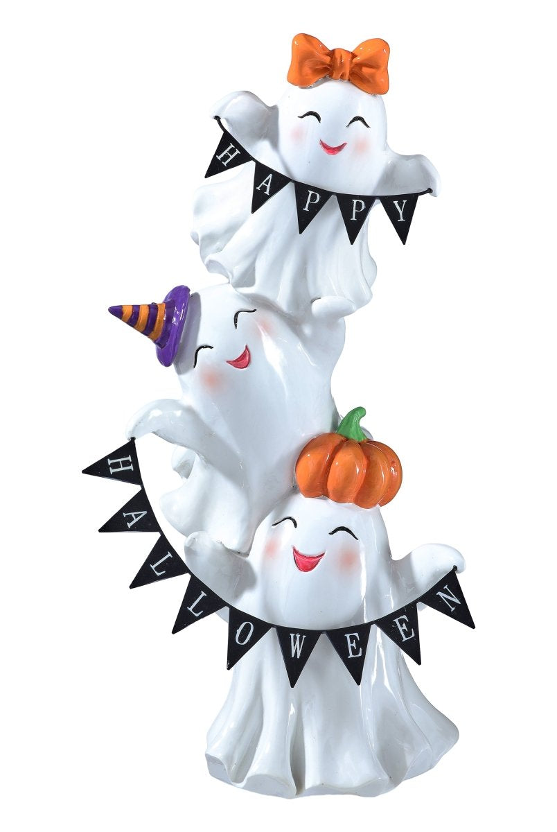 Shop For 11.5in Resin Ghost Three Stack Figurine