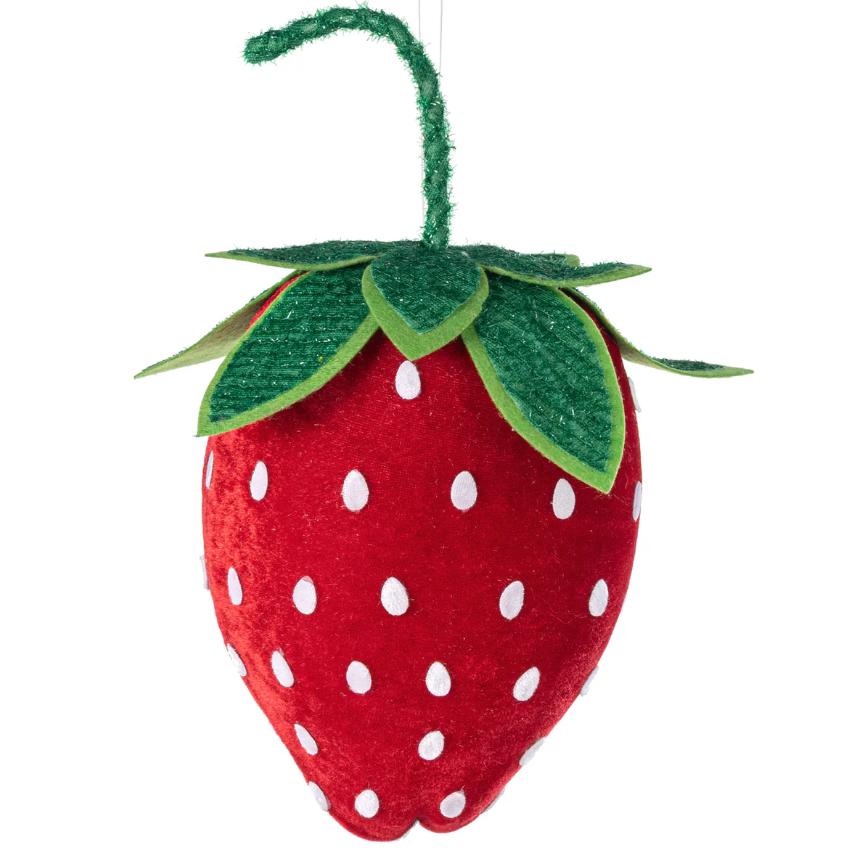 Shop For 11in Plush Strawberry Accent