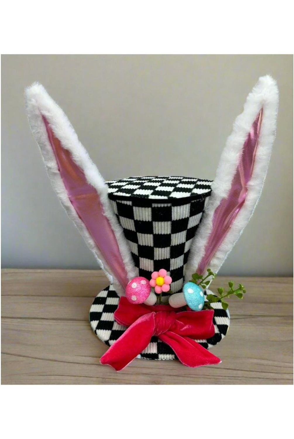 Shop For 12" Bunny Ear Top Hat: Checker