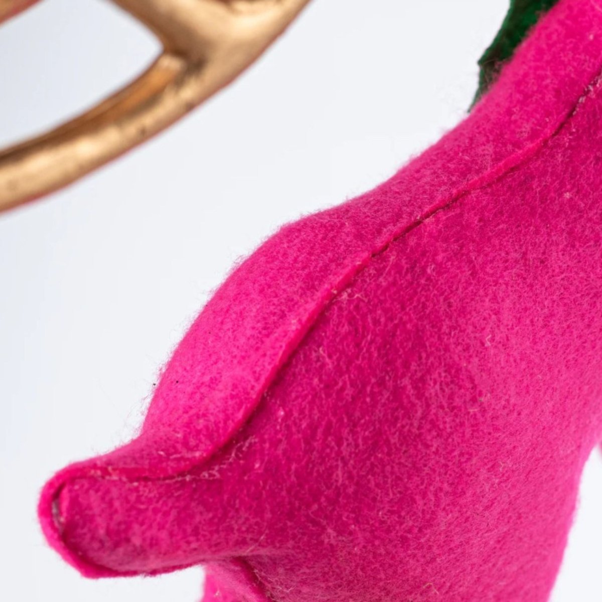 Shop For 12" Flocked Deer: Pink