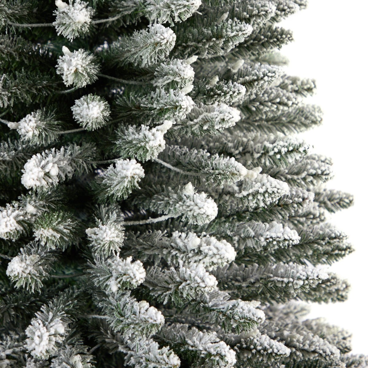 Shop For 12’ Flocked Pencil Artificial Christmas Tree
