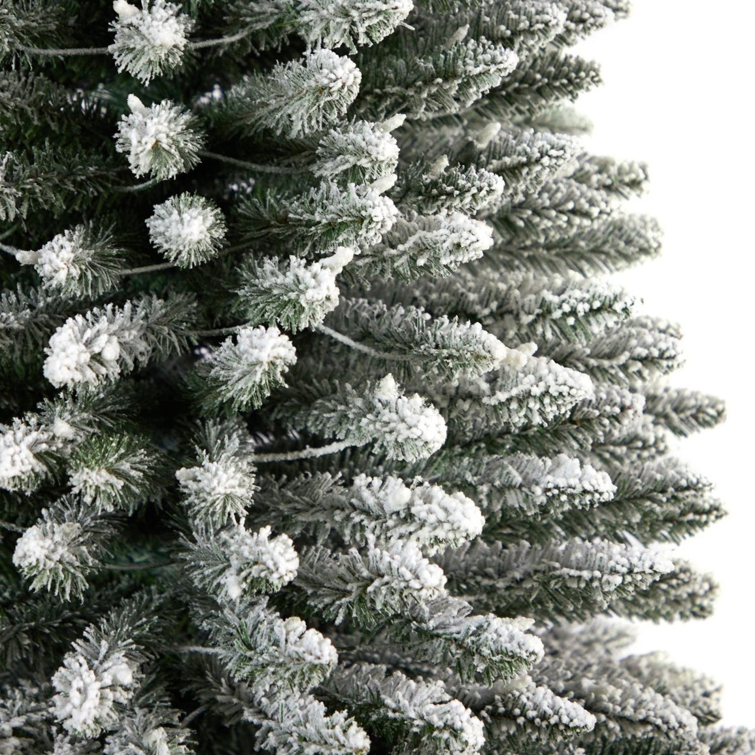 Shop For 12’ Flocked Pencil Artificial Christmas Tree