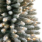 Shop For 12’ Flocked Pencil Artificial Christmas Tree