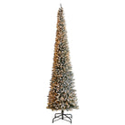Shop For 12’ Flocked Pencil Artificial Christmas Tree