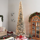Shop For 12’ Flocked Pencil Artificial Christmas Tree