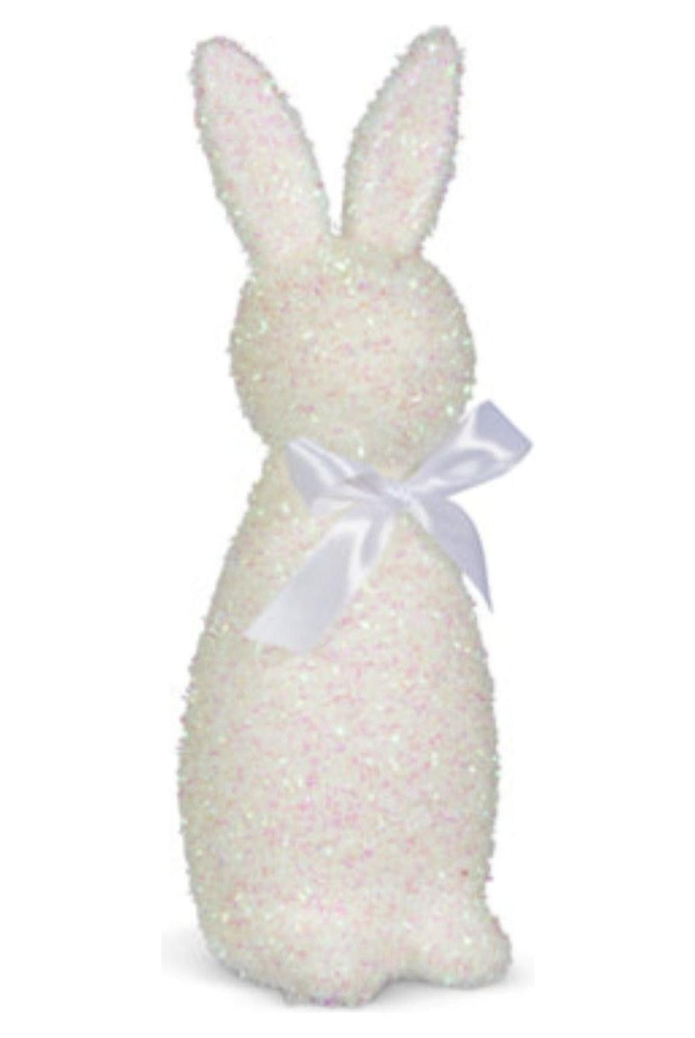 12" Iridescent Flocked Bunny