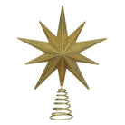 Shop For 12" Lit Gold Glitter Star Tree Topper