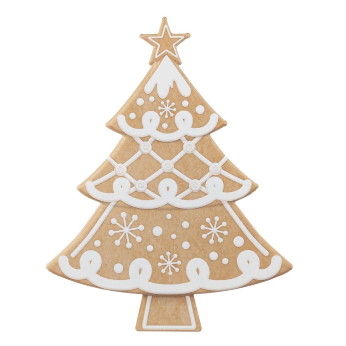 Shop For 12" Metal Embossed Hanger: Gingerbread Tree