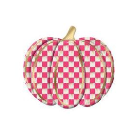 Shop For 12" Metal Embossed Hanger: Hot Pink Check