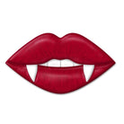 Shop For 12" Metal Embossed Hanger: Vampire Lips Red