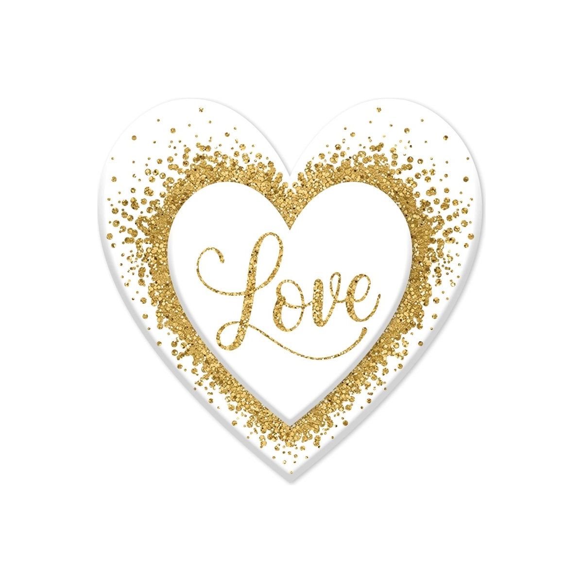Shop For 12" Metal Embossed Heart Hanger: Love