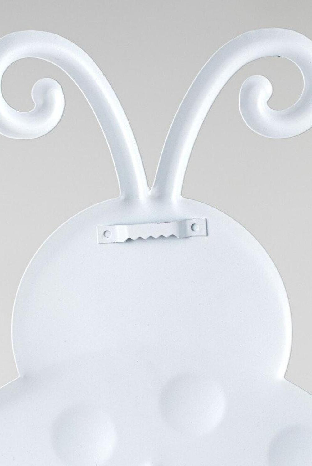 12" Metal Embossed Ladybug Hanger: Polka Dot/Solid