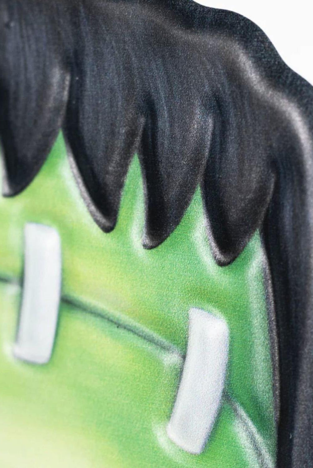 12" Metal Embossed Sign: Frankenstein (Green)