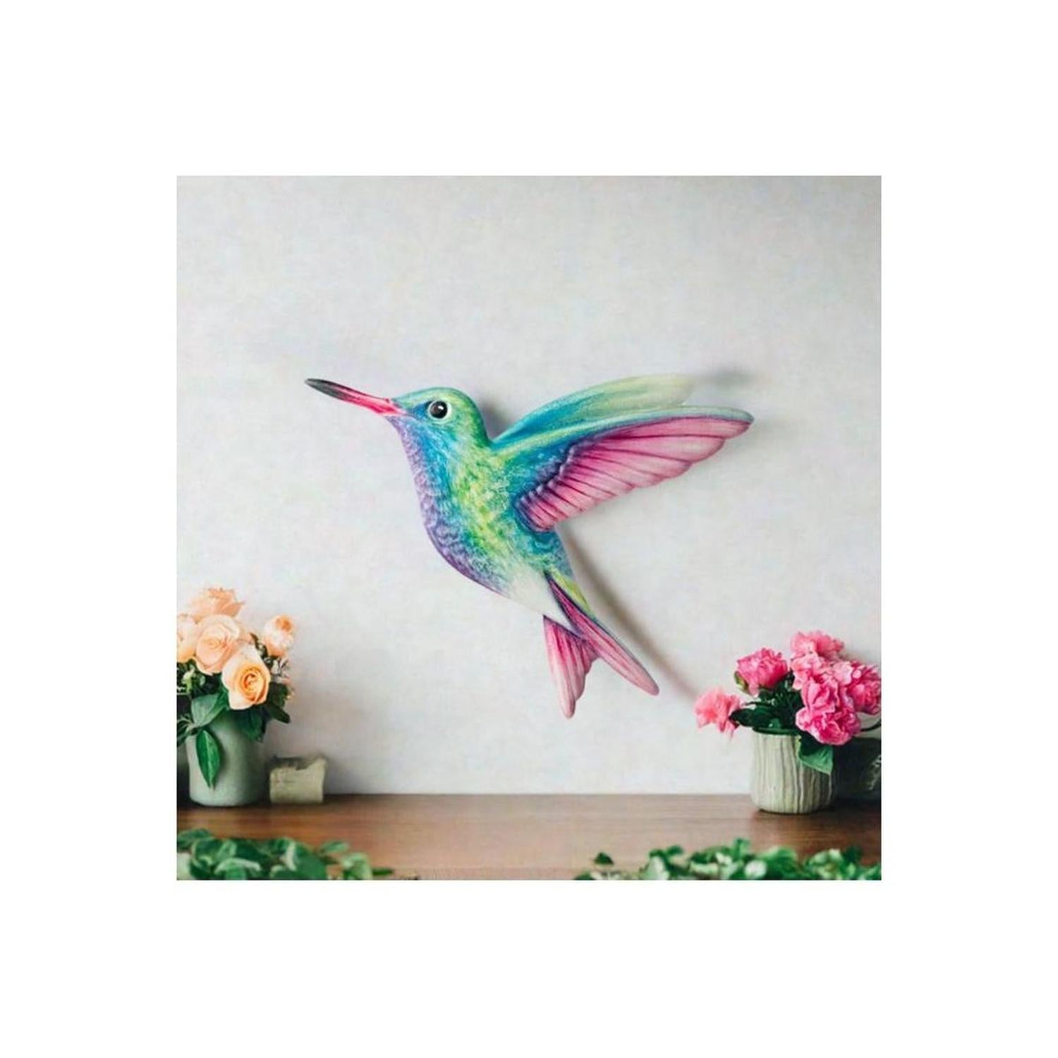 Shop For 12" Metal Embossed Sign: Hummingbird at Michelle's aDOORable Creations