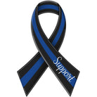 Shop For 12" Metal Embossed Sign: Law Enforcement Support Ribbon