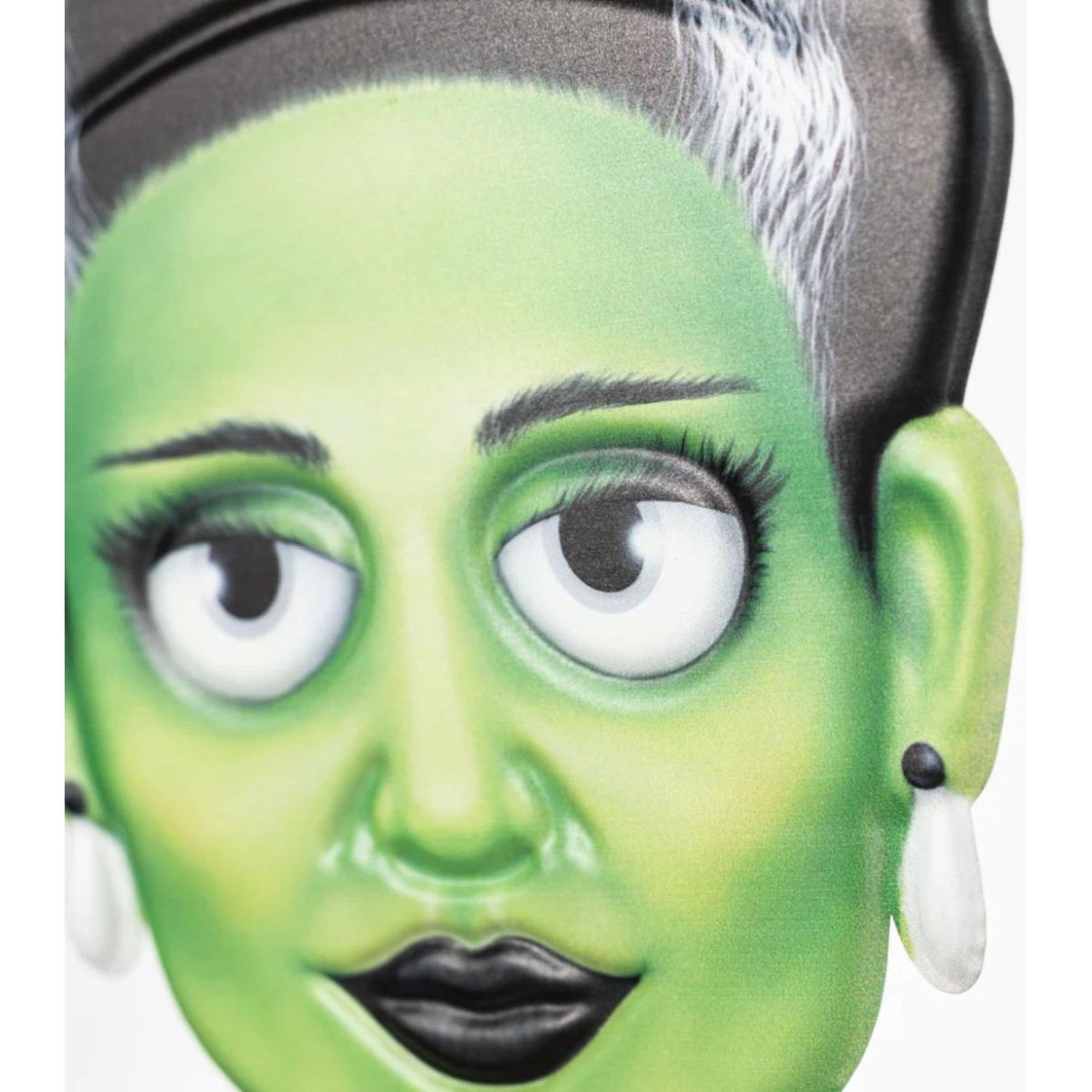 Shop For 12" Metal Embossed Sign: Mrs. Frankenstein (Green)