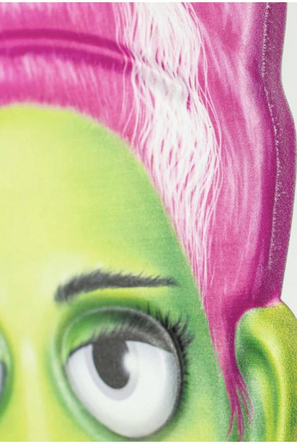 12" Metal Embossed Sign: Mrs. Frankenstein (Pink)