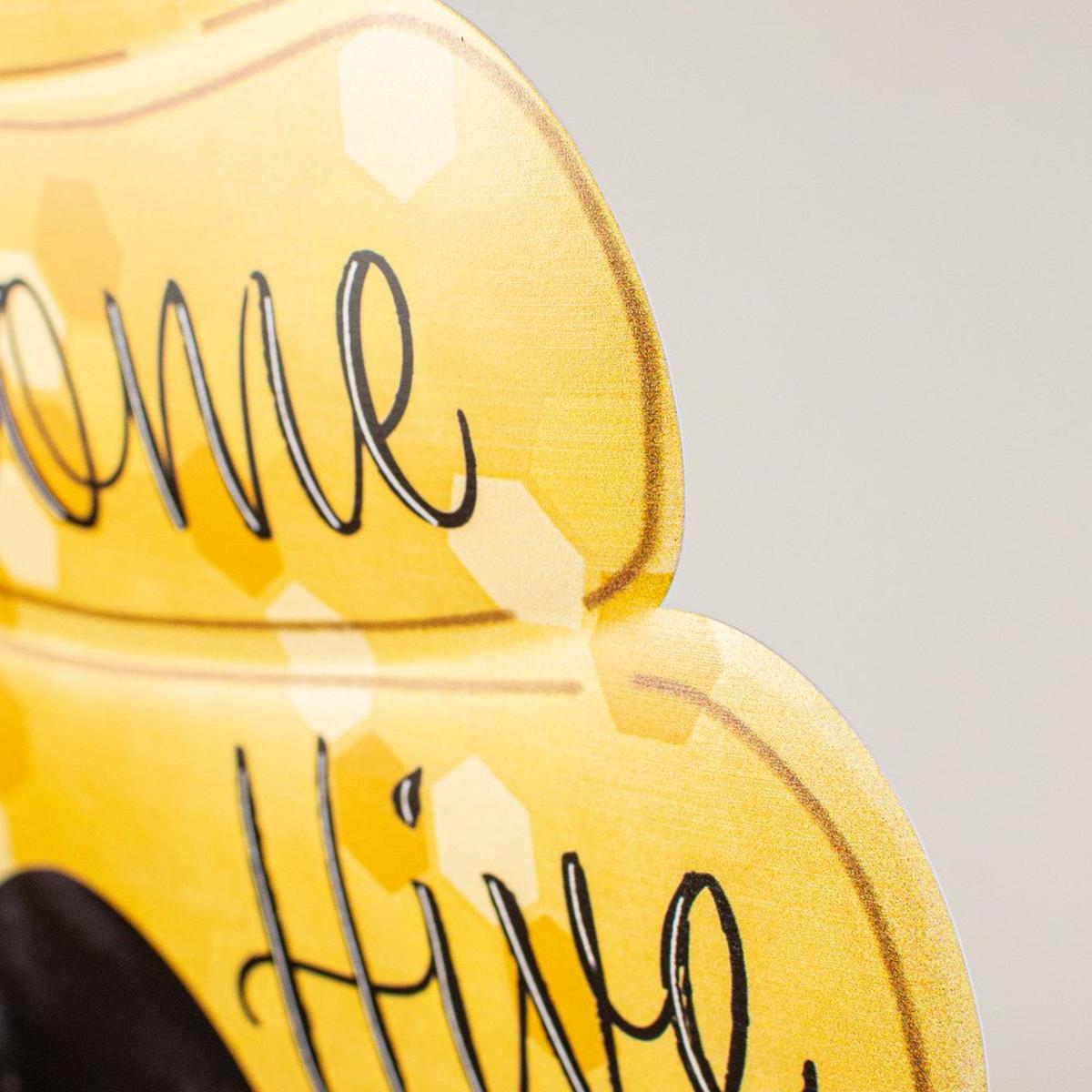 Shop For 12" Metal Embossed Sign: Welcome To Our Hive at Michelle's aDOORable Creations