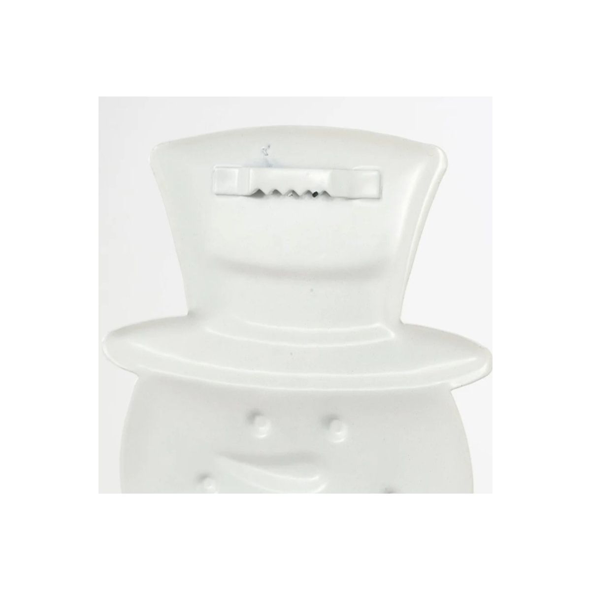 Shop For 12" Metal Embossed Snowman Cookie: Pink/Blue